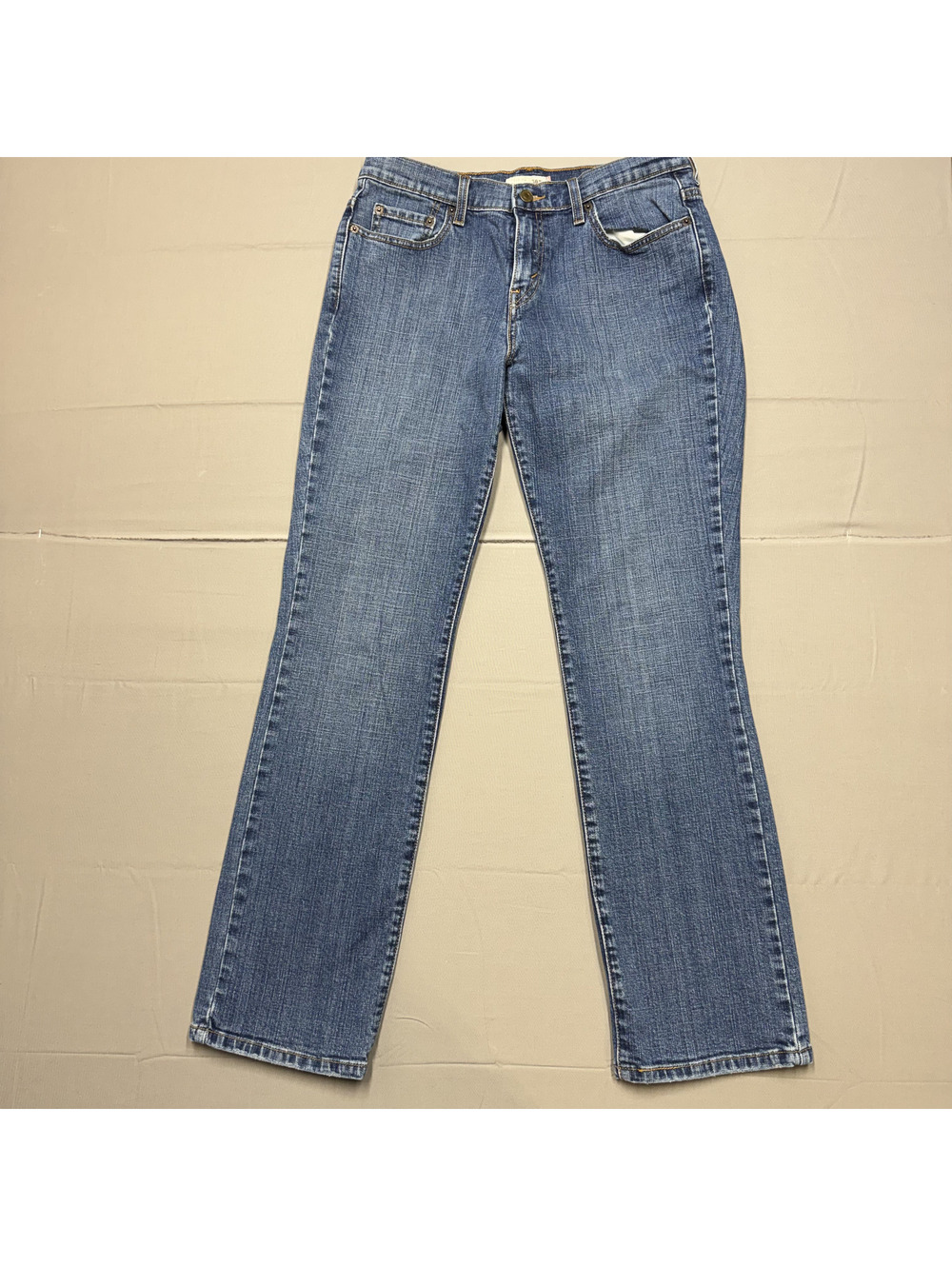 Levi's Women's 505 Straight Leg Denim Solid Size 10M Blue Classic Casual Jeans
